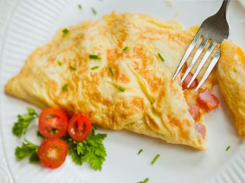 Egg omelet