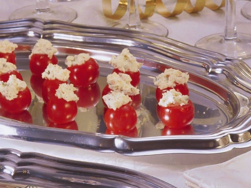 Tomatoes adn feta cheese Hors D’oeuvres
